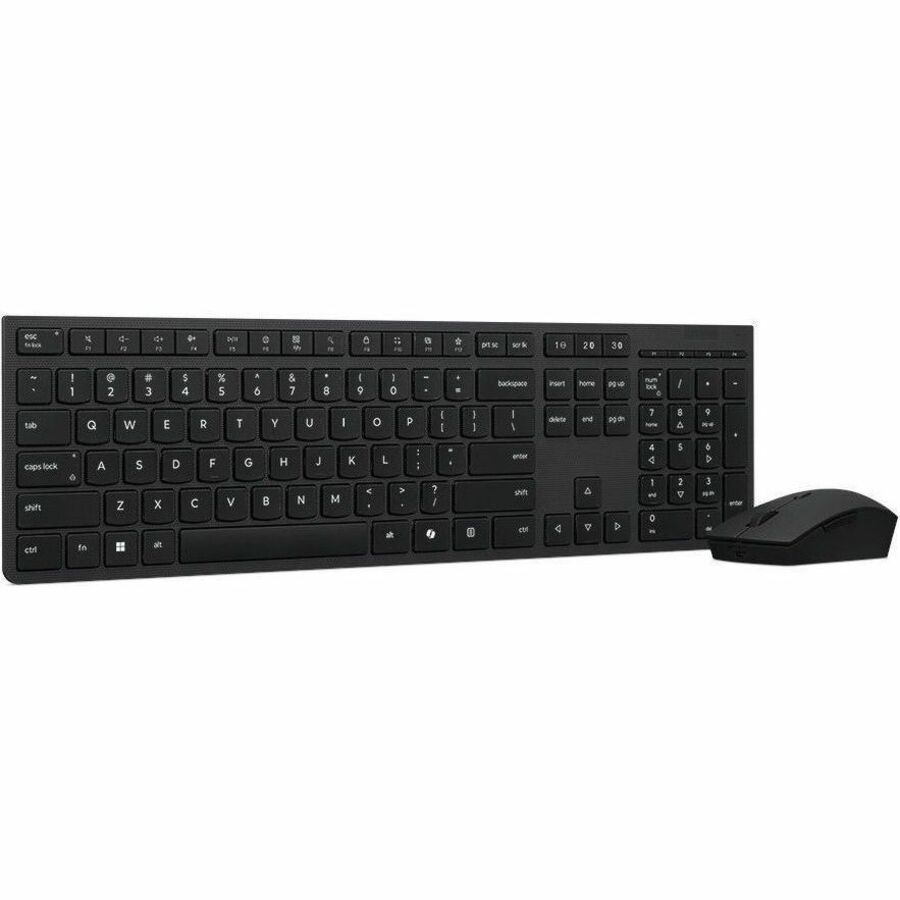 Professional Wireless Rechargeable Combo Keyboard and Mouse Standing View