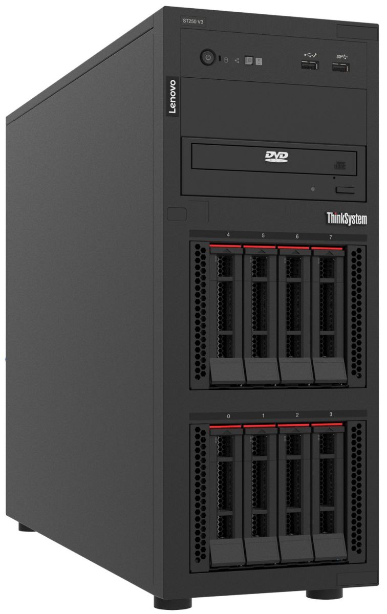 Lenovo ThinkSystem ST250 V3 (7DCE100GNA) 1-socket Tower Server