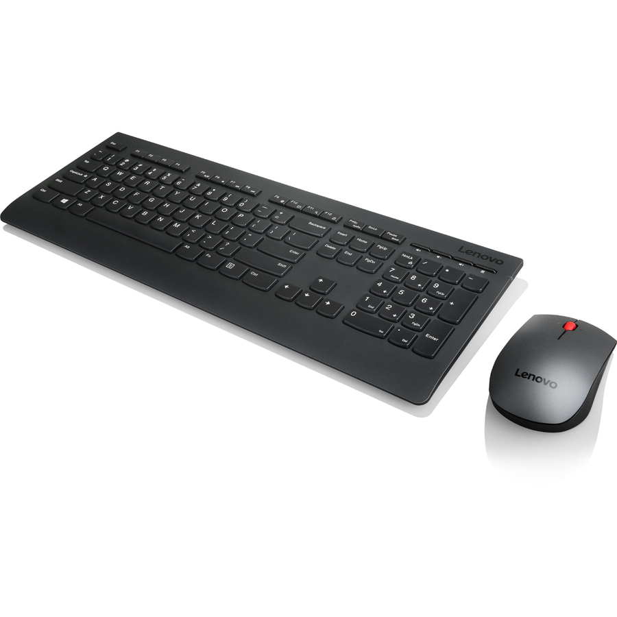 Professional Wireless Keyboard and Mouse Combo Upsided View