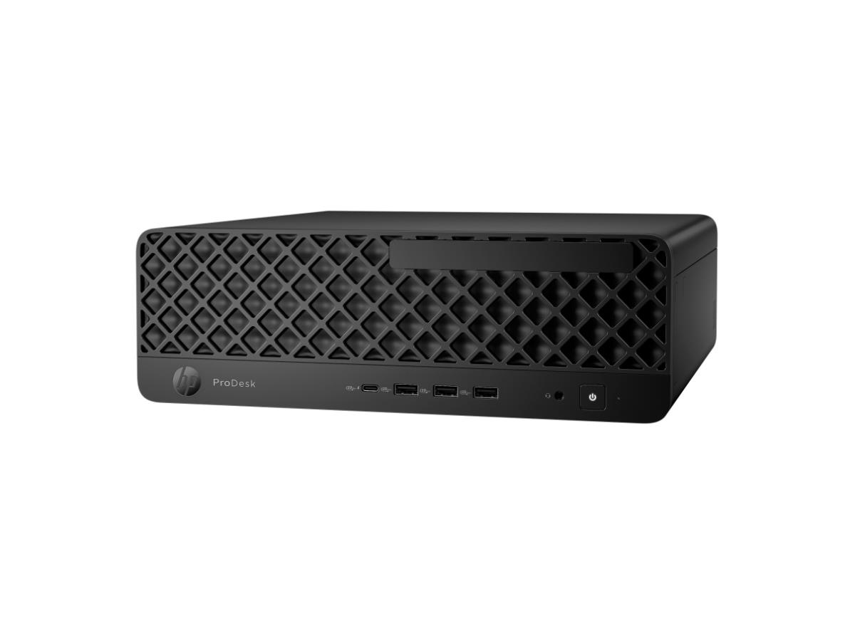 HP ProDesk 4 G1i Desktop Computer - Intel Core Ultra 7 15th Gen 265 - vPro Technology - 16 GB - 512 GB SSD - Small Form Factor - Jack Black - Smart Buy - Intel Q870 Chip